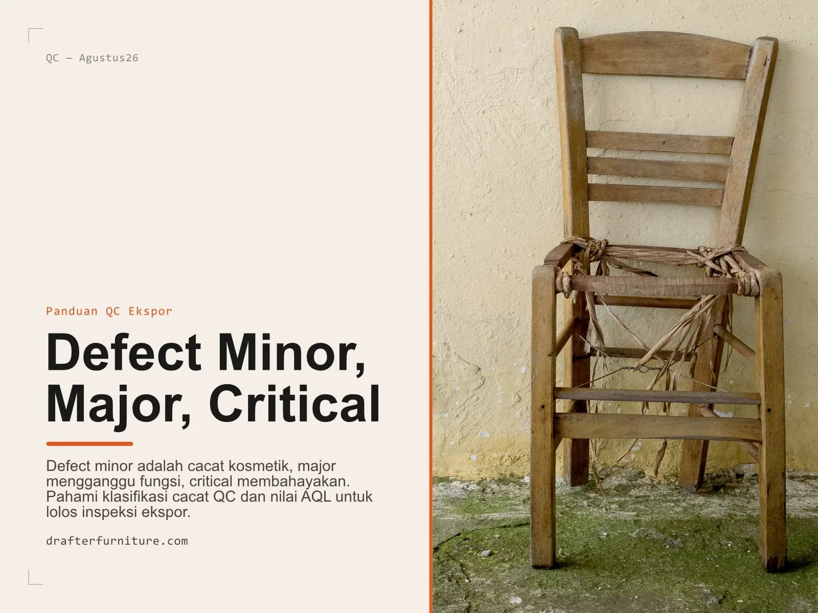 Defect Minor, Major, Critical: Panduan QC Ekspor