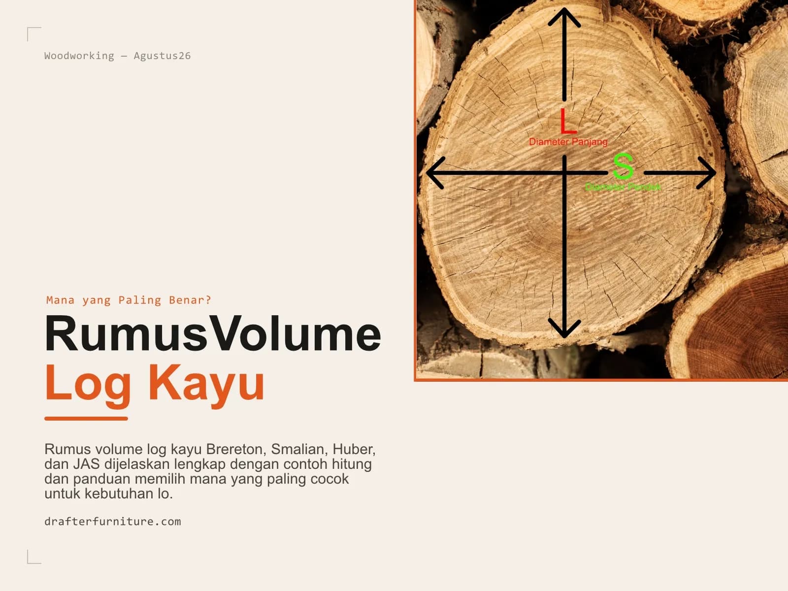 Rumus Volume Log Kayu: Mana yang Paling Benar?