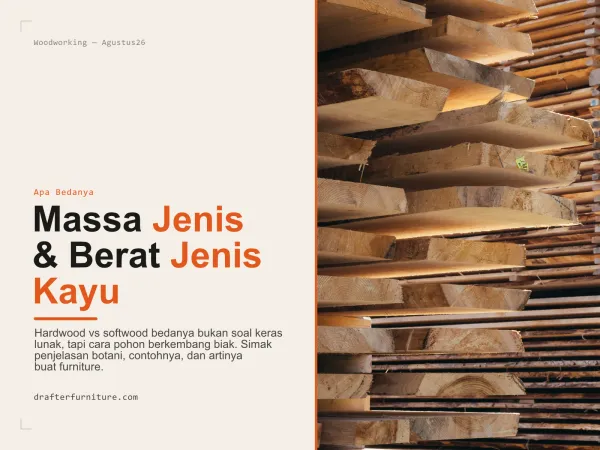 Massa Jenis dan Berat Jenis Kayu: Apa Bedanya?